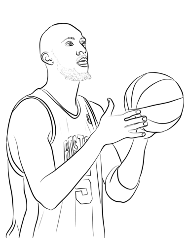 Kevin Garnett Coloring Page